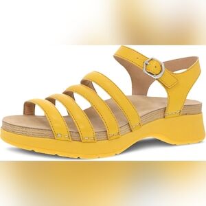 Dansko Yellow Strappy Sandals - NEW
